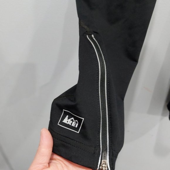 REI Co-op Airflyte Black Running Tights Base Layer Small - Picture 6 of 8